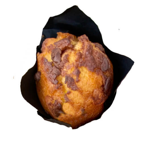 CHOCOLATE CHIP MUFFIN 120G (buy any 4 muffins receive 5% discount)does not apply with other discounts